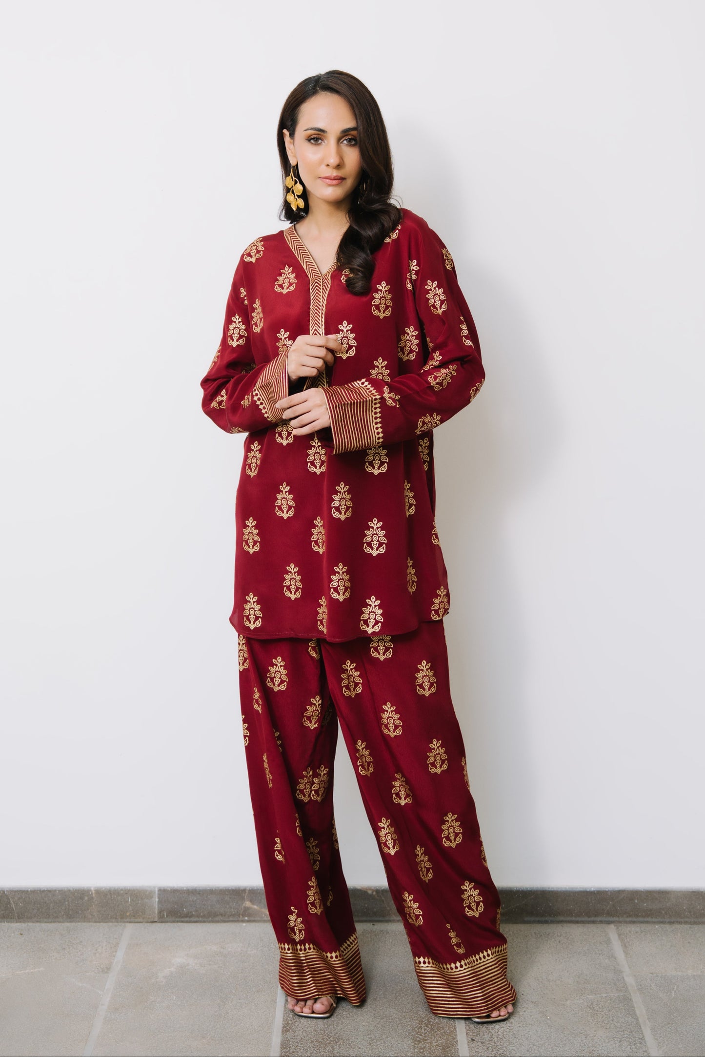 Zara-Burgundy| NJ-MN1-002